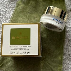 Borghese Fango Active Mud Mask 2.7oz & Mini Crema Ristorativo-24 Moisturizer 0.5